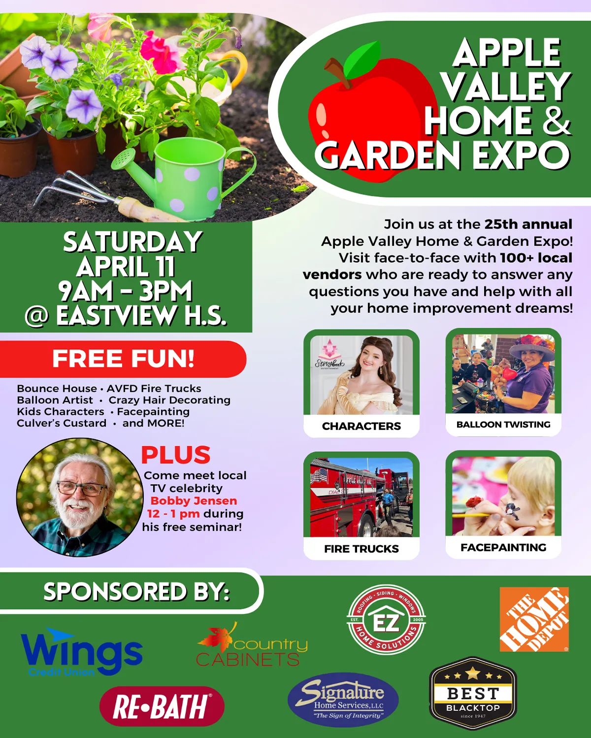 Seminar flyer: Bobby Jensen — You Can Garden Anywhere